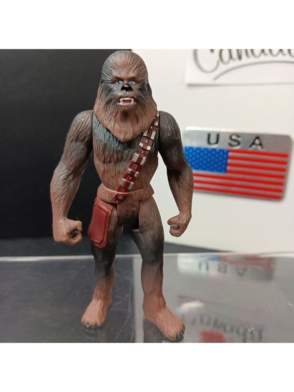 Vintage Kenner Star Wars The Power Of The Force Chewbacca Action Figure 1995 CN